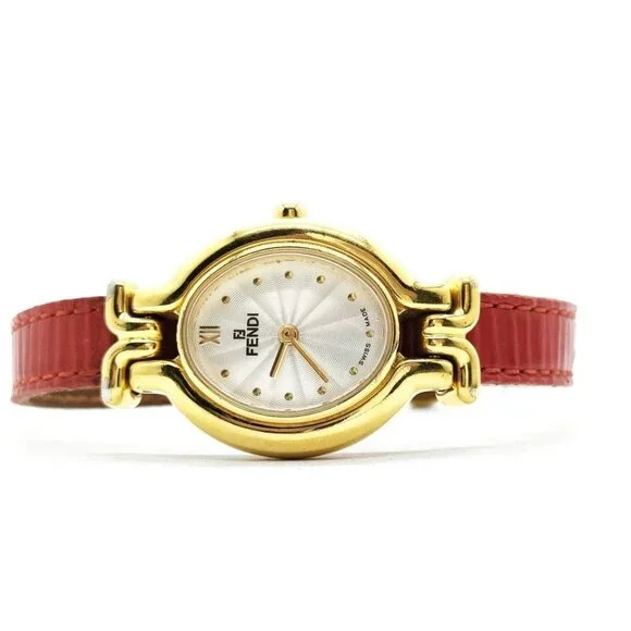 Fendi Watch 640L 24mm Women's Whites X Reds 298-071025